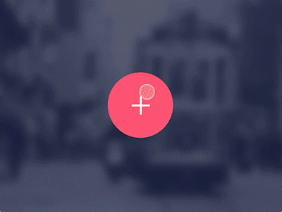 Floating Button animation design framer freebie gif interaction menu pixate principle principleapp prototype ui