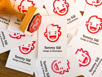 Bidniss Cards business card face logo narcissism photo print stamp