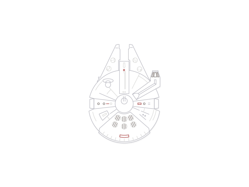 To Alderaan! gif liferay millenium falcon star wars takeoff