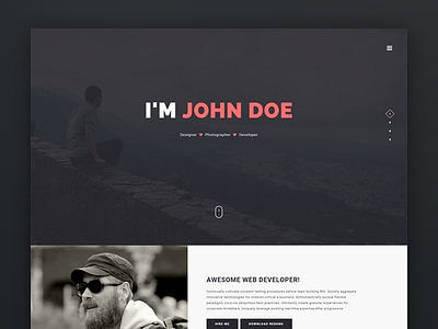 AMI-Personal Template bootstrap coderpixel cv flat design itsariful itsekhtiar modern parallax personal portfolio responsive resume