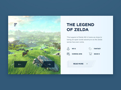 Day 26 - Video Game Card card console game gaming legend of platform ui ux video zelda