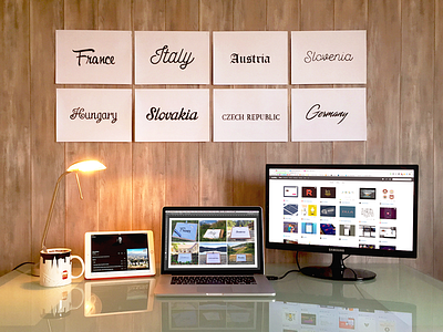 Eurotrip 2015 europe handlettering kevincdnc lettering roadtrip travel trip typography workspace