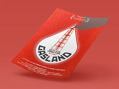 Gasland (Constructivism style) constructivism documentary gas gasland pollution poster red water white