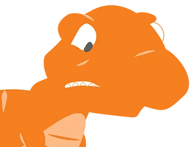 Oops 404 error cant reach that page digital illustration dinosaur