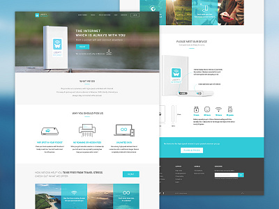 Liberty Internet website design ai clean design device internet order rent travel web website website design wifi
