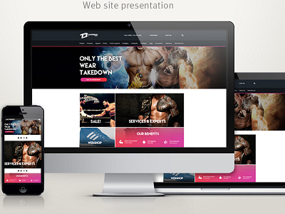 Wrestling Shop design shop sport webshop wrestling