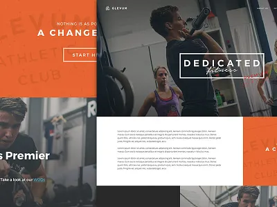 Glevum crossfit design fitness glevum web design website