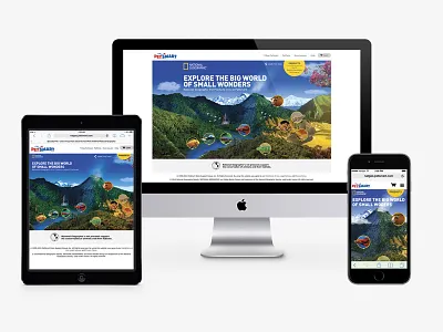 Petsmart+NatGeo on all devices parallax animation responsive design