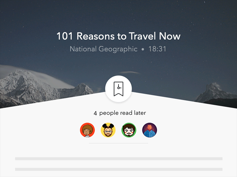 Read later prototype .principle app article bookmark instapaper interaction news pocket principle read readlater