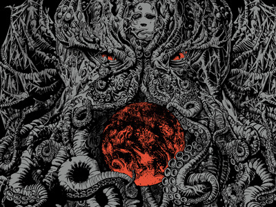 Cthulhu World cthulhu horror hp lovecraft lovecraft qetza qetzaart tentacles