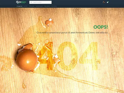 ThymeShare 404 Page 404 food material oops recipes