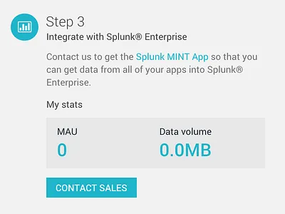 Steps dashboard data steps