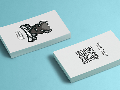 Business Card belarus business card corporate identity logo print qr style taurus wargaming white