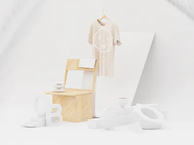 Olderbrother Takeover III 3d art direction c4d ceramic cinema copper hand marble modeling vibe vray