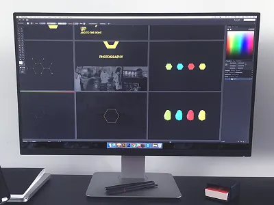 Branding Blocks artboards branding flat ibeacon illustration illustrator kickpush