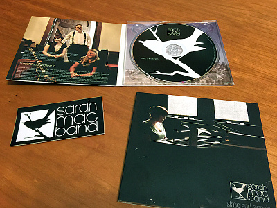 Sarah Mac Band - Logo and Album Art album band bird cd logo