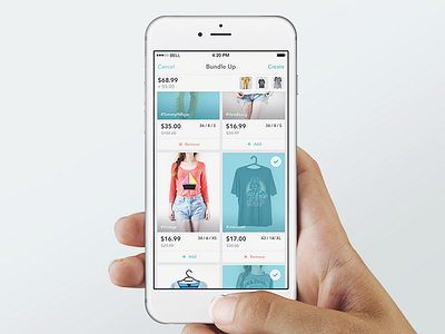 Bundle Up. Now. bundle cart checkmark clothes deiv fashion iphone6 items price select size vinted