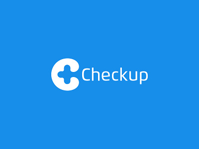 Checkup - Medical App Logo blue brand branding c monogram doctor medicine flat minimal health care identity inspiration inspirational logo mark icon logotype creative medical hospital
