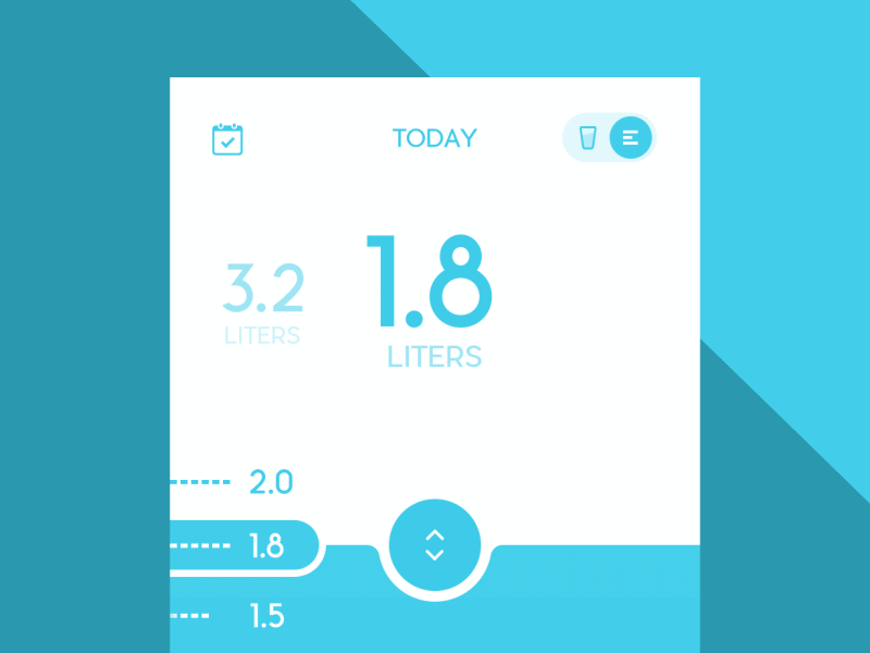 Water Tracker minimal simple tracker tracking water