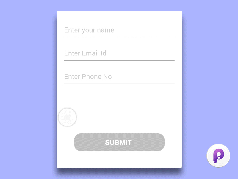 Form UX android animation form minimal principle principle for mac ui ux