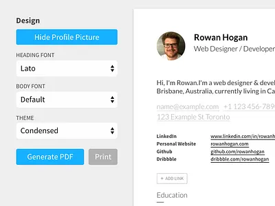 Resume Builder linkedin page pdf resume