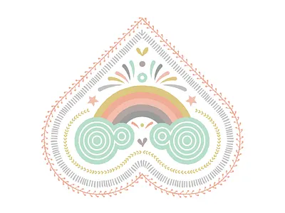 Jluxe 4th Anniversary 01 charms cloud clover fashion heart lucky palette rainbow style