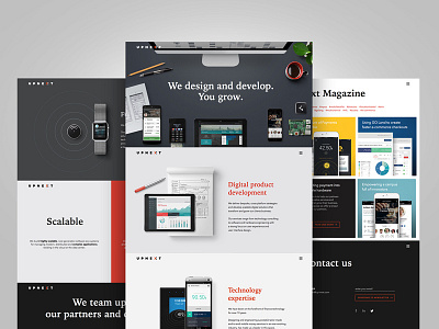 Upnext new website blackwhite bold payments rebranding red software wearables