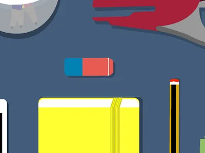 My workspace desk desktop graphic illustrator tools vector web design workspace