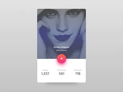 Twitter card card coded codepen css frontend glow html javascript shadow ui ux