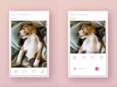 Baby Monitor card coded codepen css frontend glow html javascript shadow ui ux