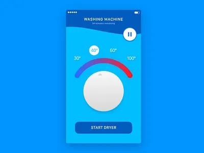 Smart Home App android blue color controls design flat ios iot material ui