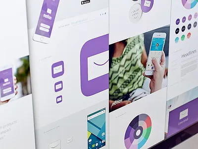 Branding Showcase Template assets brand guide branding color palette design identity layout mockup scroller sidecar