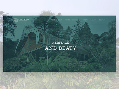 Homepage design for an Australian Botanical Park website animal clean design interface minimal modern nature simple ui ux web zajno