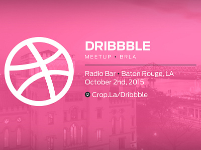 Louisiana Dribbble Meetup graphic design louisiana meetup thatlacommunity