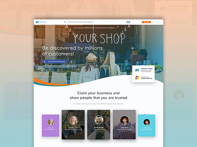 Elephone app business call cool design elephone landing page product shop team website