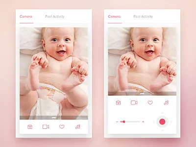 Day 069 - Baby Monitor activity app baby camera ios joystick mobile monitor video zoom