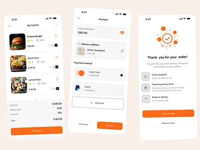 Too Good To Go- Food order and payment screen app design delivery delivery app delivery service food app food app design food app interface food delivery app food delivery app design foods mobile apps product design ui design
