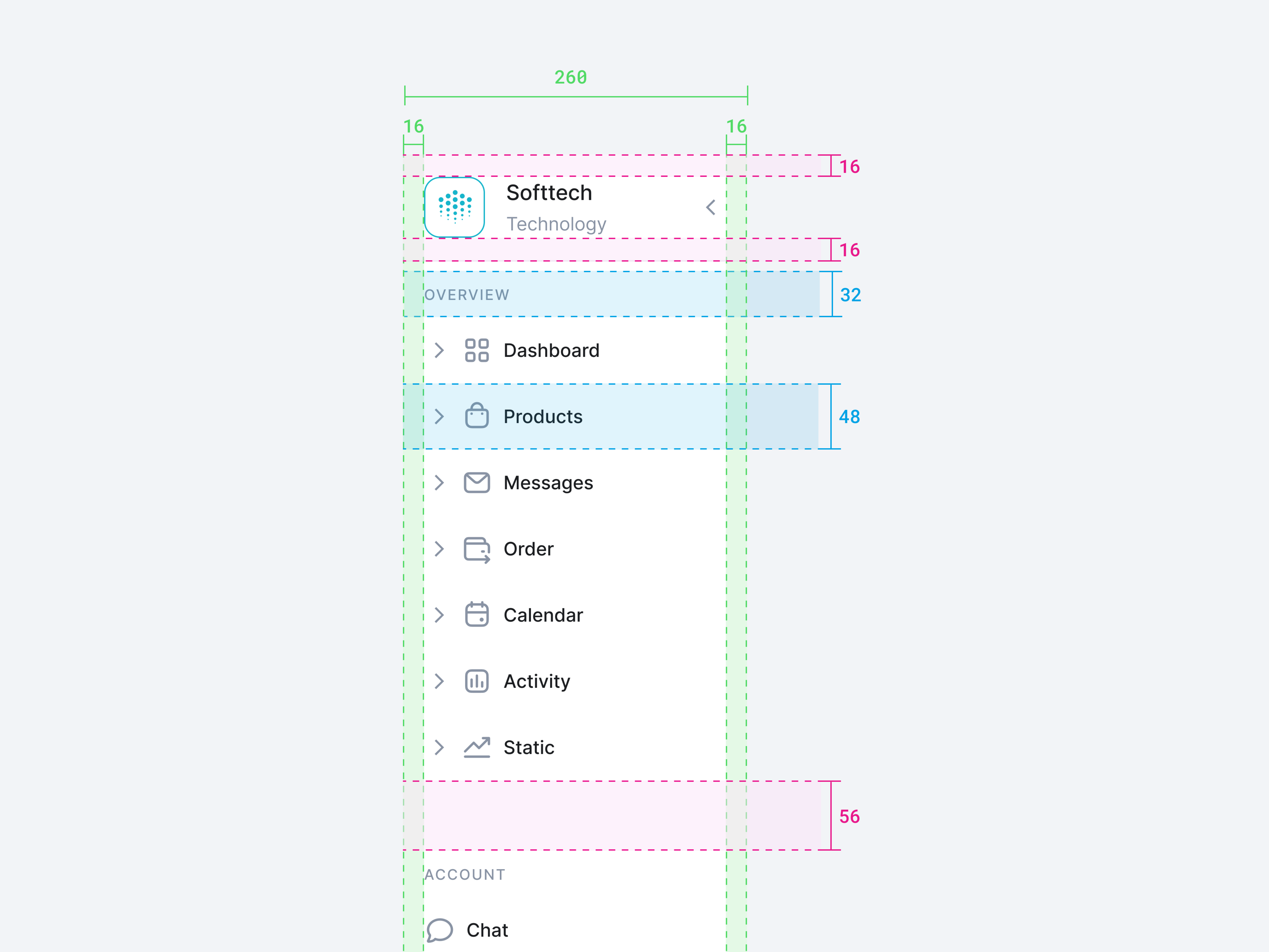 menu, left menu, sidebar, navigitaion, app, light, dark, clean, ui, ui dashboard, side bar, nav bar