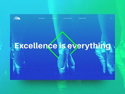 Portfolio Concept blue cloud concept green header logo portfolio