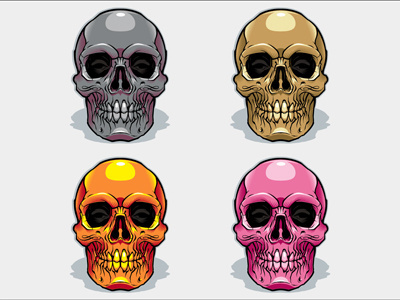 Skull adobe illustration illustrator skull vector