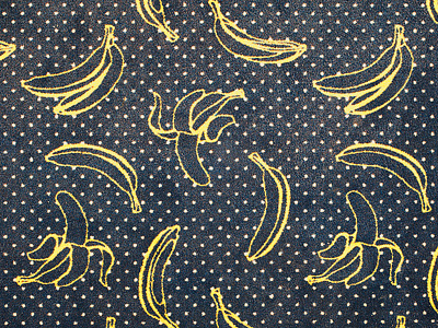 Going bananas II 80s bananas carpet pattern pattern design