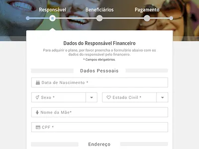 Wizard Form clean design form payment register site ui ux web wizard
