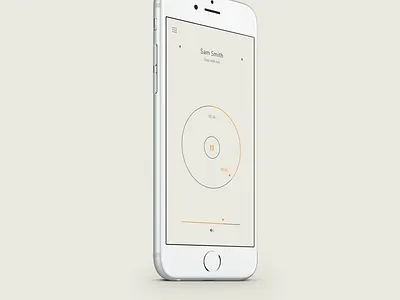 Music Player T 3 app braun clean mobile music player t3 ui user interface