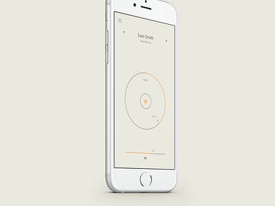 Music Player T 3 app braun clean mobile music player t3 ui user interface