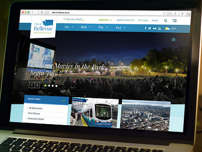 Bellevue, WA bellevue city interface municipal uiux wa website