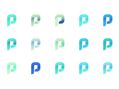 Color Exploration brand color energy identity logo p