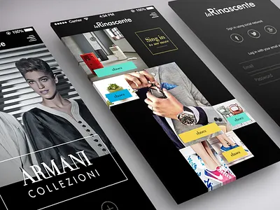 la Rinascente 6s app applewatch buy cool fashion iphone5 iphone5s iphone6s psd rinascente