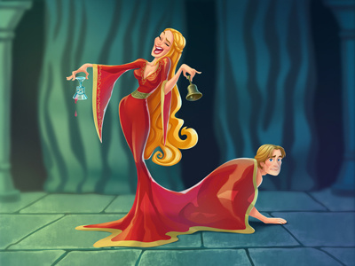 SHAAAME! cersei character game of thrones jaime lannister shame wine