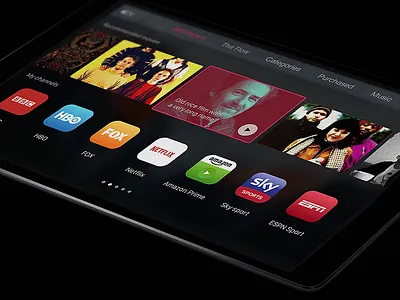 Apple TV Challenge apple concept mobile remote tv ui ux