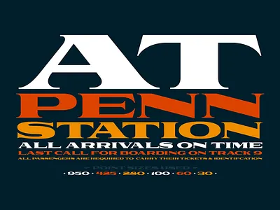 Railroad Co. - Point Sizes display extended font fonts serif type typeface typography